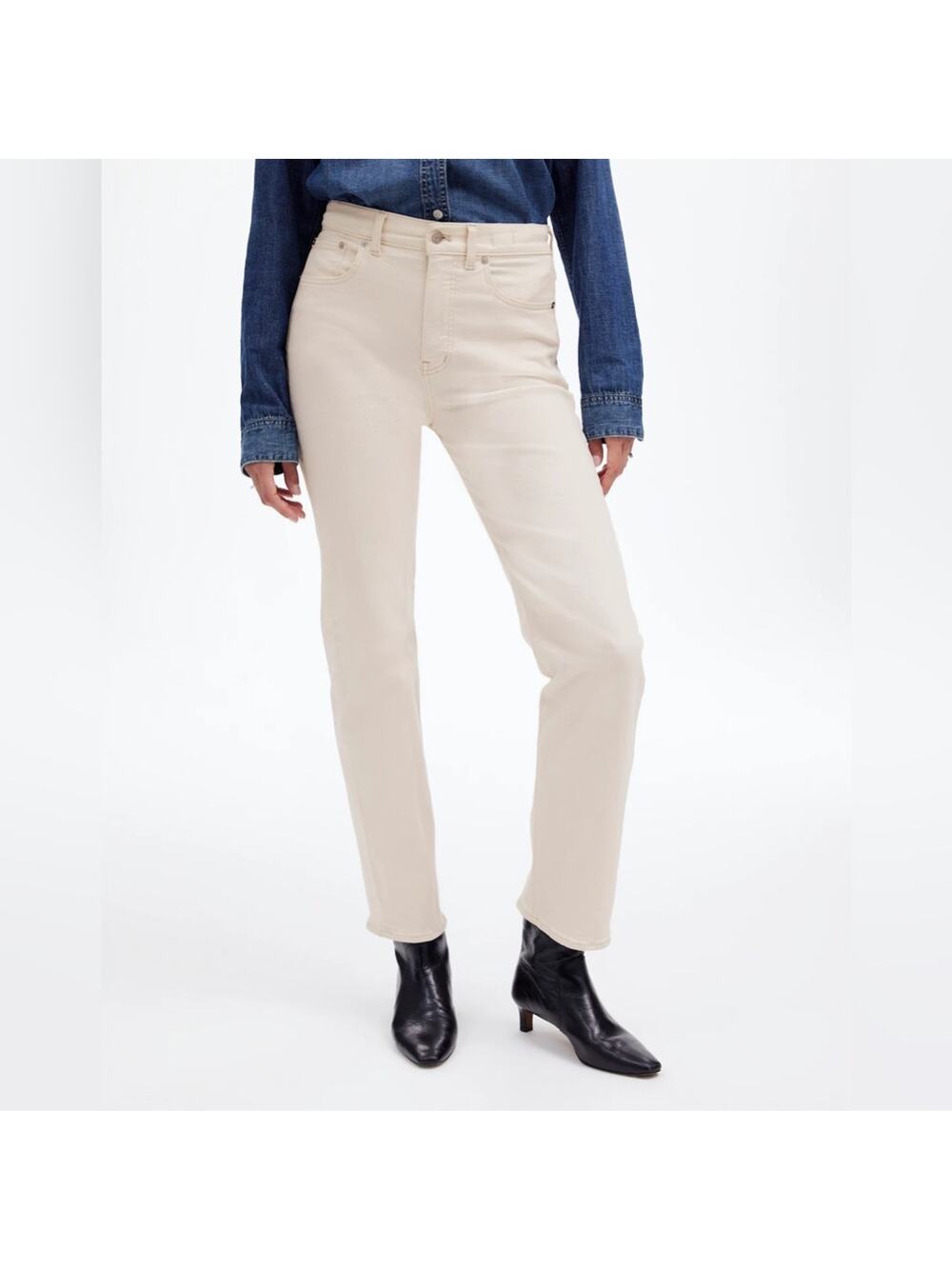 Madewell The '90s Straight Jean Vintage Canvas size 32 Denim Preppy
